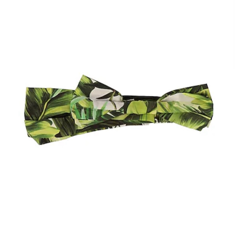 DOLCE&GABBANA Head band with a palm tree leaf design on it BRAND NEW WITH TAGS